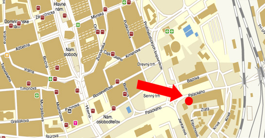 Mapa Košice